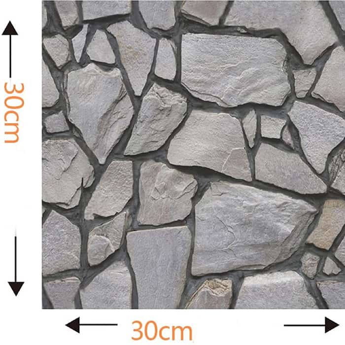 RocksWall, trojrozmerné nálepky na stenu s efektom skaly (10 ks.) (1+1 ZDARMA) - Image 10