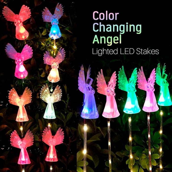 Angels, solárna lampa v tvare anjela - Image 3