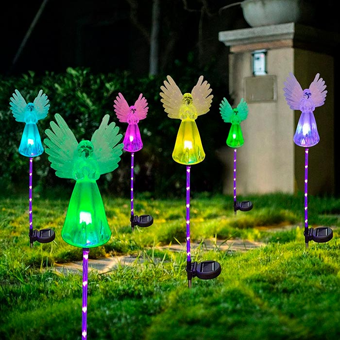 Angels, solárna lampa v tvare anjela - Image 6