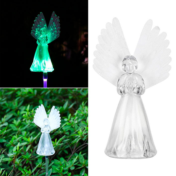 Solárna lampa funguje automaticky - nabíja sa slnečnou energiou počas dňa a začne svietiť pri súmraku!
