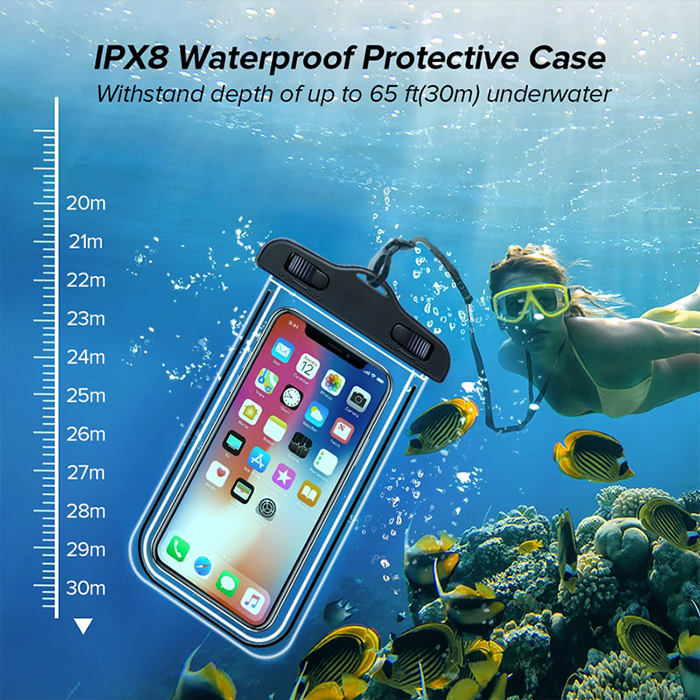 AquaBag, priehľadné vodotesné puzdro na telefón - Image 7