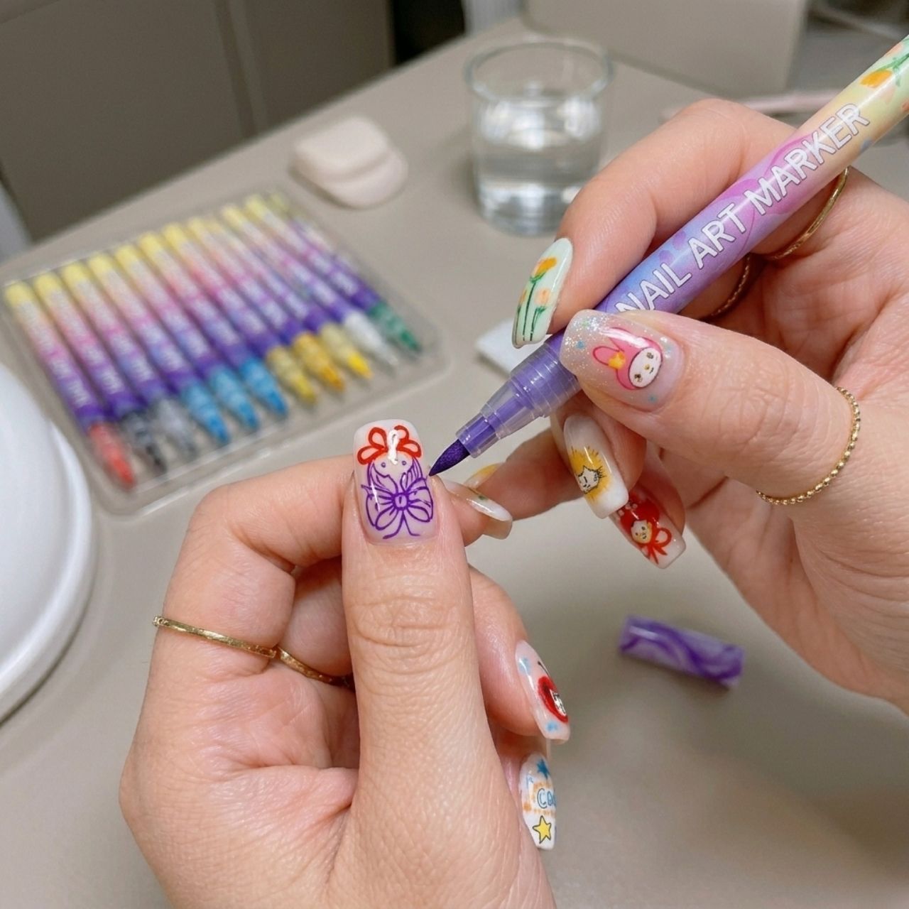 Sada farebných pier na maľovanie nechtov, ArtNails - Image 2