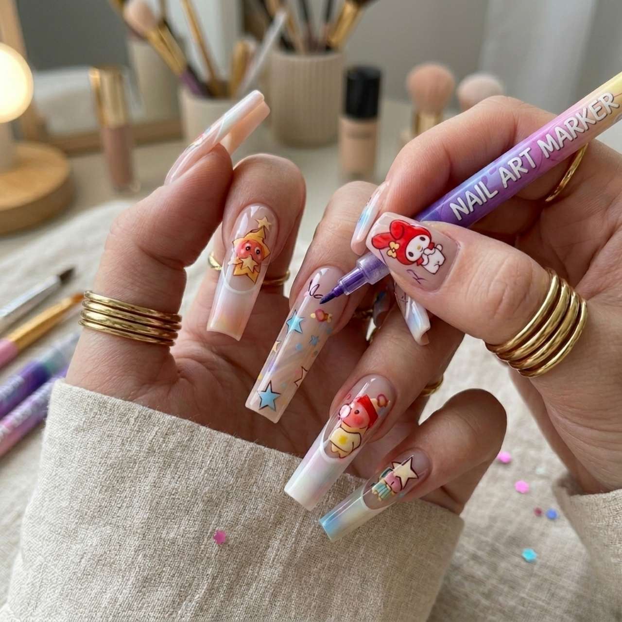Sada farebných pier na maľovanie nechtov, ArtNails - Image 3