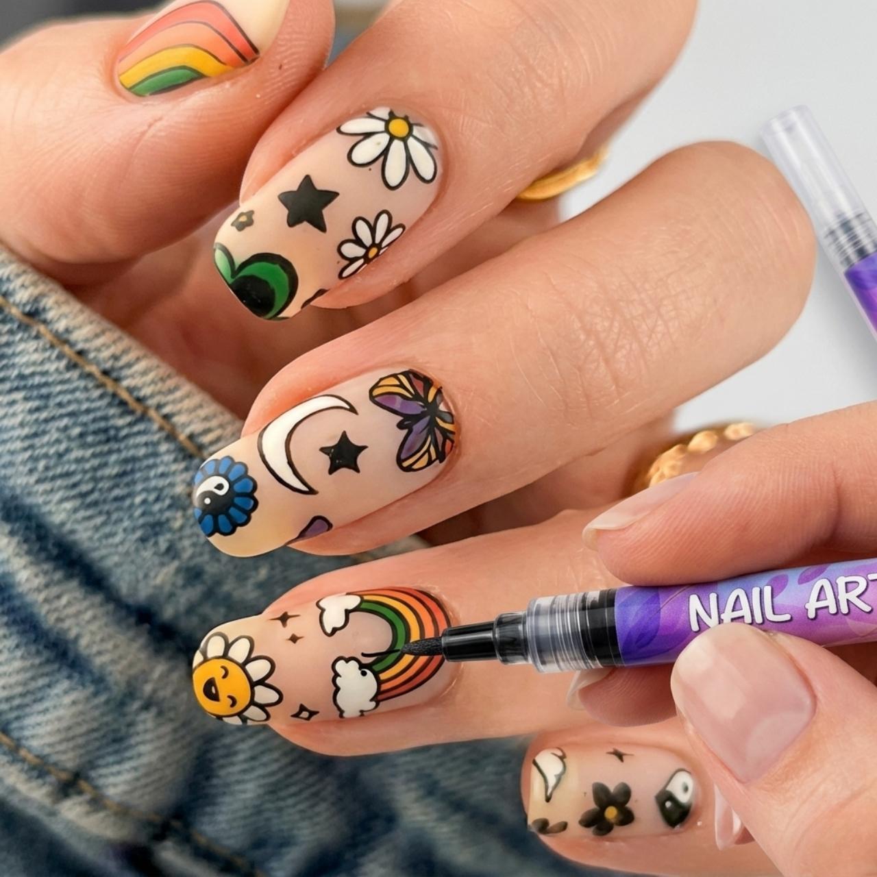 Sada farebných pier na maľovanie nechtov, ArtNails - Image 4