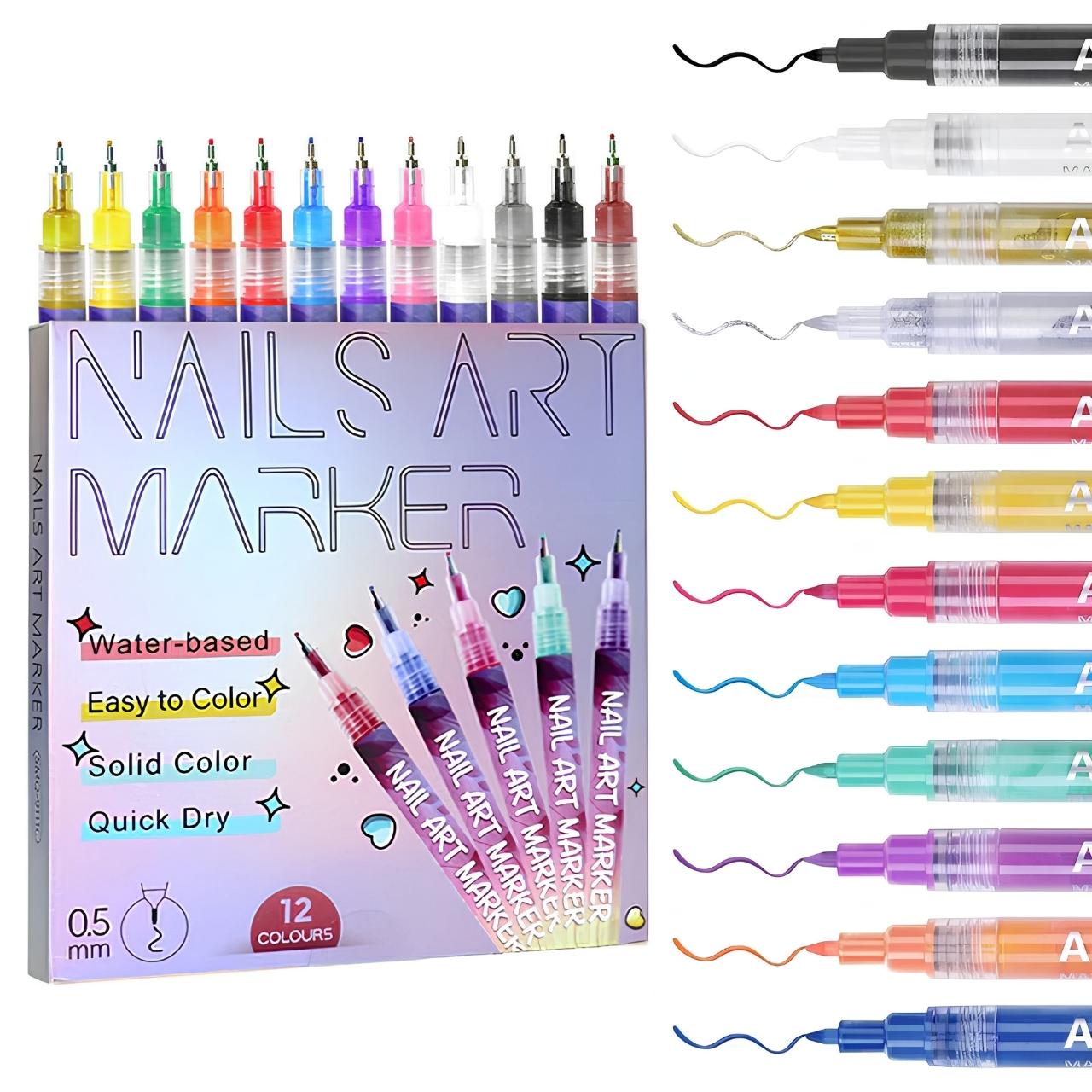 Sada farebných pier na maľovanie nechtov, ArtNails - Image 9