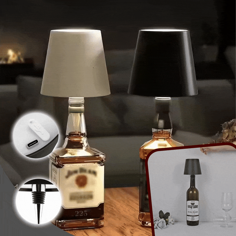 Bezdrôtová lampa na fľaše - Image 1