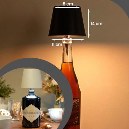 Bezdrôtová lampa na fľaše - Image 2