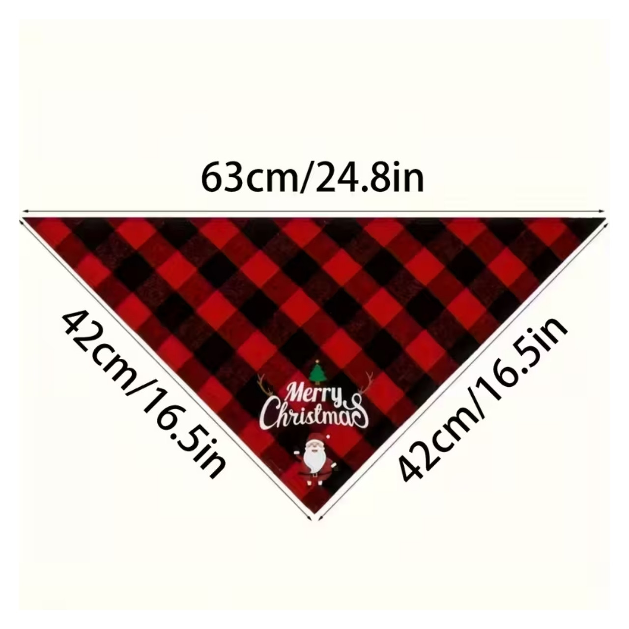 Bandana, vianočný šál pre psov