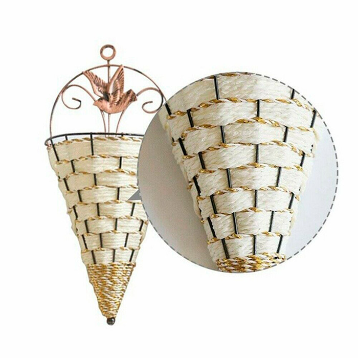 BasketVase, nástenný kvetinový kôš - Image 4