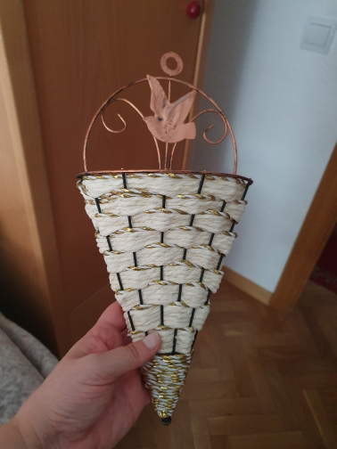 BasketVase, nástenný kvetinový kôš - Image 9