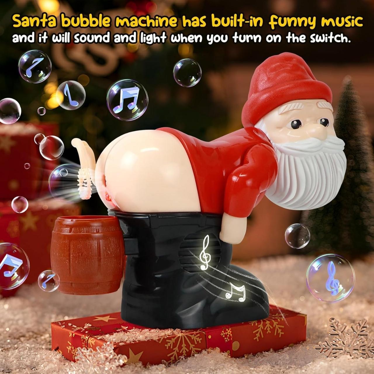 BlowSanta, hračka na bubliny s bublifukom Santa Claus - Image 4