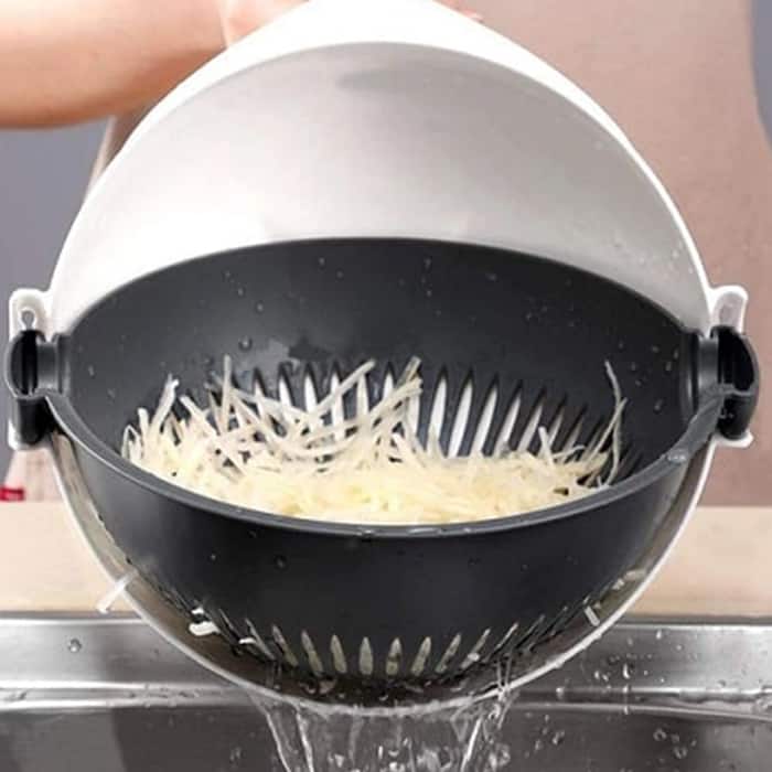 BowlCutter, multifunkčný krájač s pridaným cedidlom a ručným škrabkou - Image 10