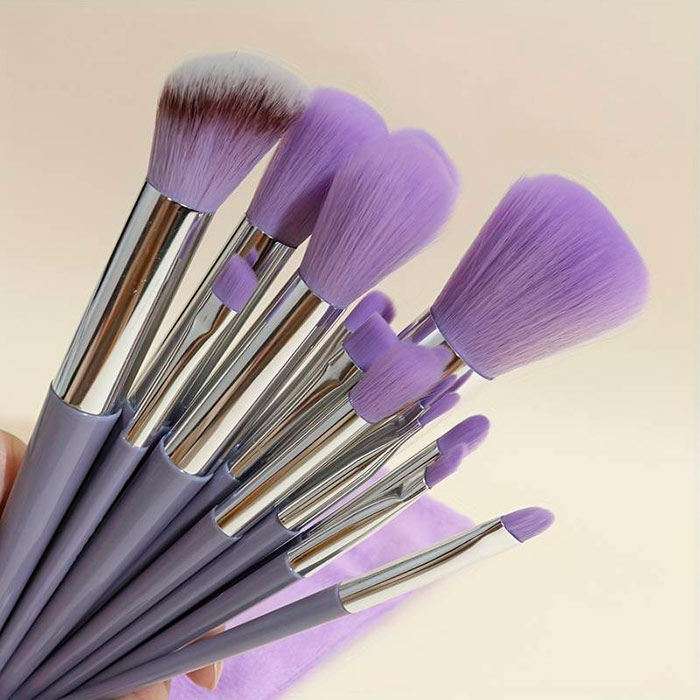 BrushSet, 13-dielna sada štetcov na líčenie s puzdrom na prenášanie - Image 6