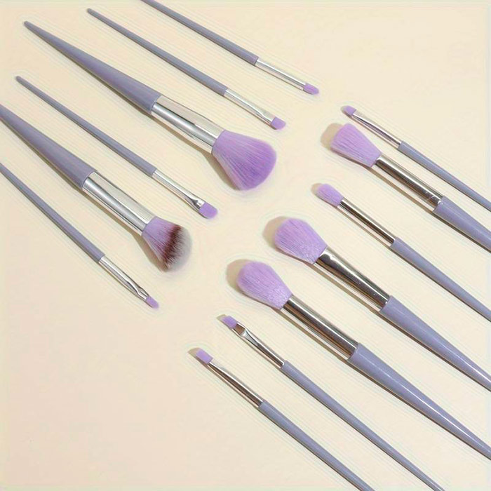 BrushSet, 13-dielna sada štetcov na líčenie s puzdrom na prenášanie - Image 7