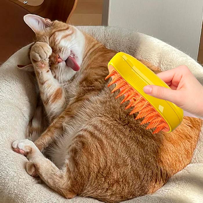 Brushy, elektrický hrebeň pre domácich miláčikov so sprejom - Image 3