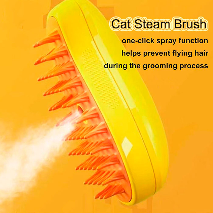 Brushy, elektrický hrebeň pre domácich miláčikov so sprejom - Image 6