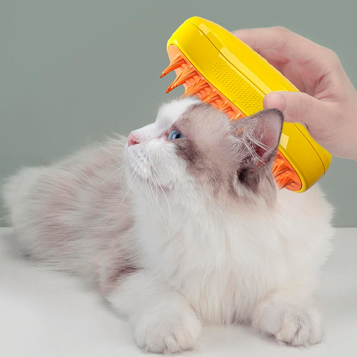 Brushy, elektrický hrebeň pre domácich miláčikov so sprejom - Image 8