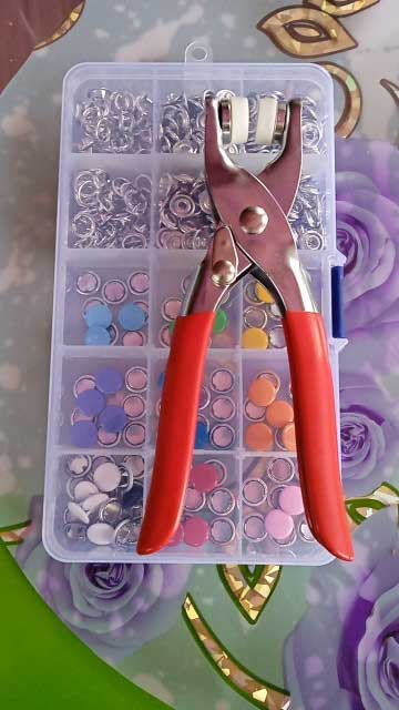 ButtonPliers, profesionálna sada na prichytenie gombíkov - Image 4