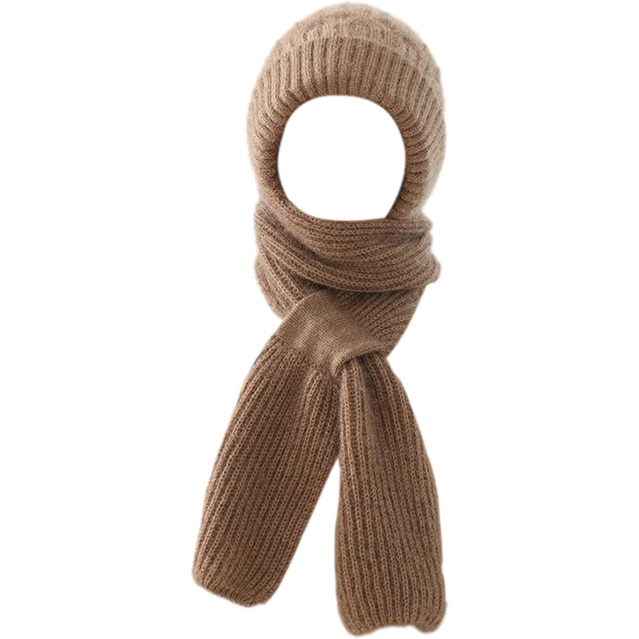 CapScarf, dámska zimná čiapka so šitým šálom - Image 8