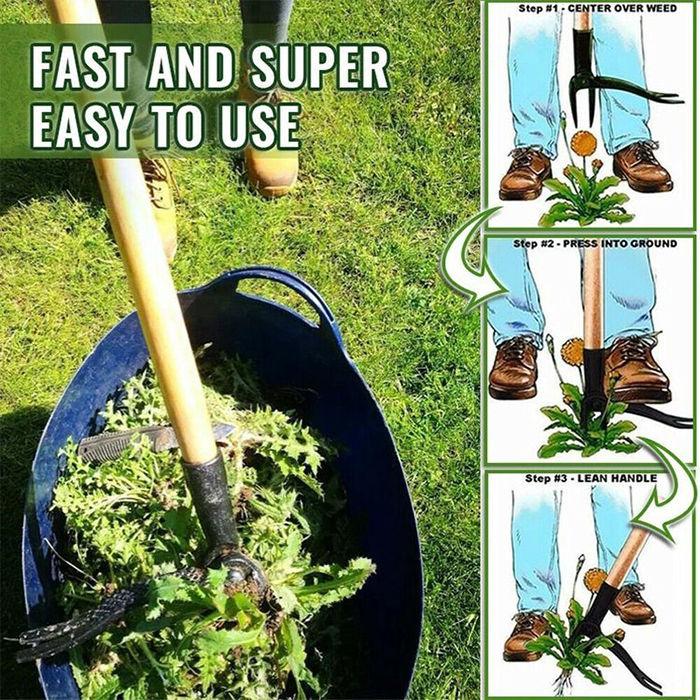 ClawWeeder, nástroj na odstraňovanie buriny spolu s koreňmi - postojačky! - Image 7