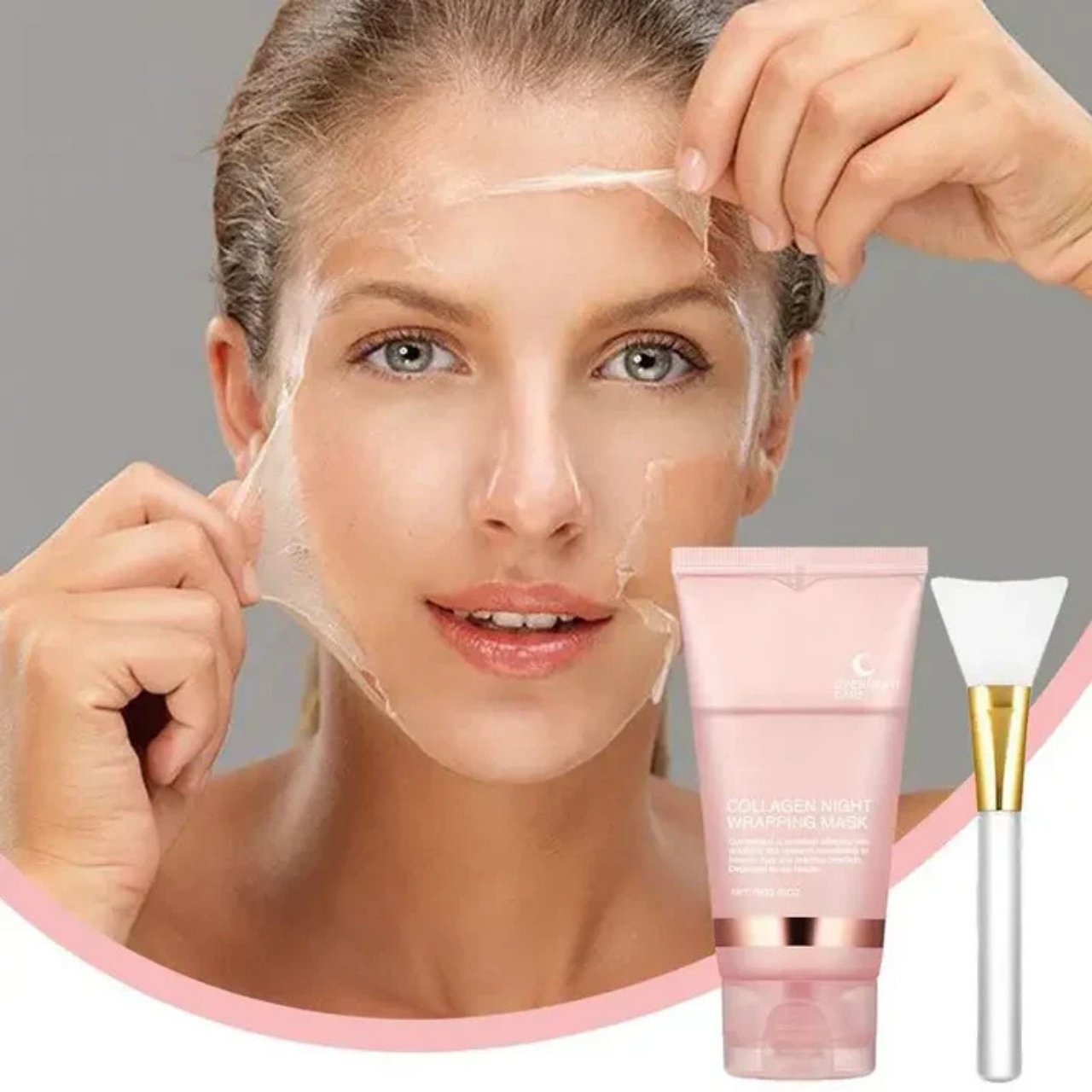 CollagenMask, kolagénová nočná maska na tvár s peel-off efektom - Image 9