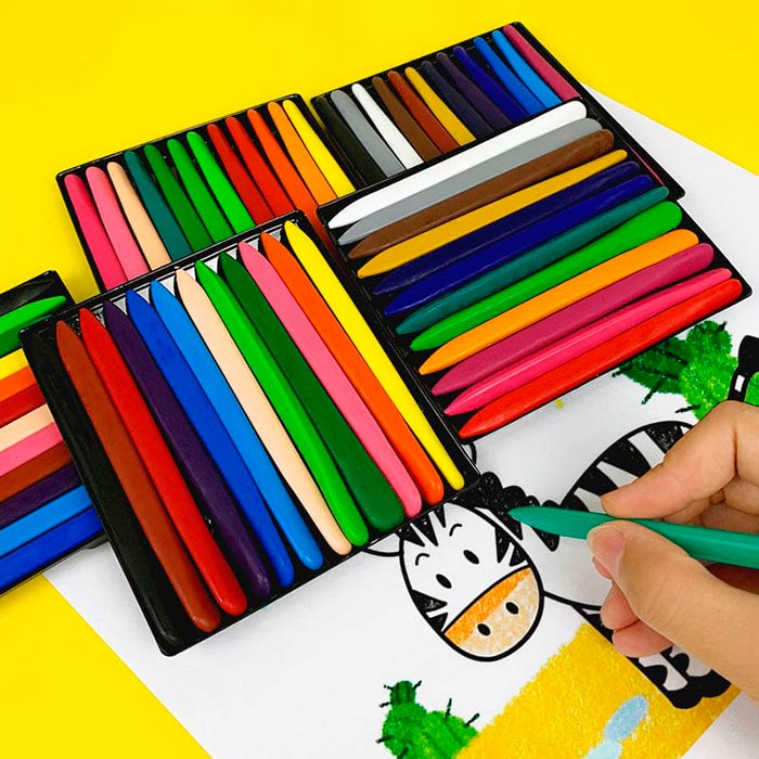 Crayons, kompaktné voskové pastelky (24 kusov) - Image 9