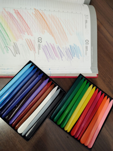 Crayons, kompaktné voskové pastelky (24 kusov) - Image 10
