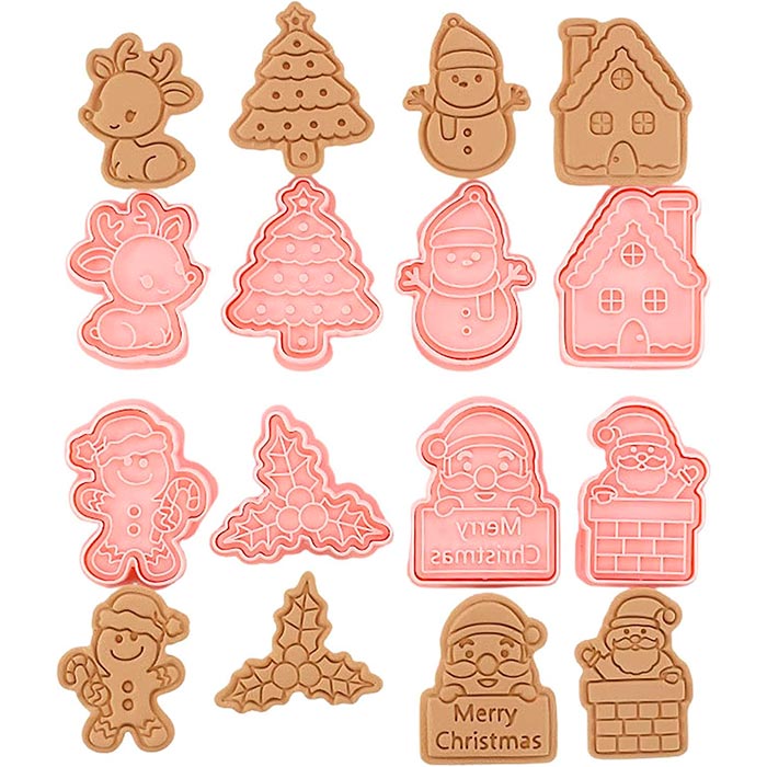 CutCookies, výrobníky na vianočné koláče (8 výrobníkov na koláče) - Image 5