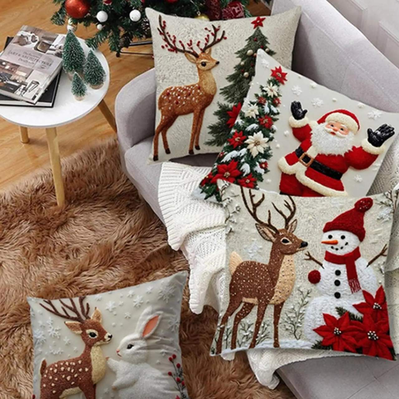 CutePillows, vianočné obliečky na vankúše (4 kusy) - Image 9