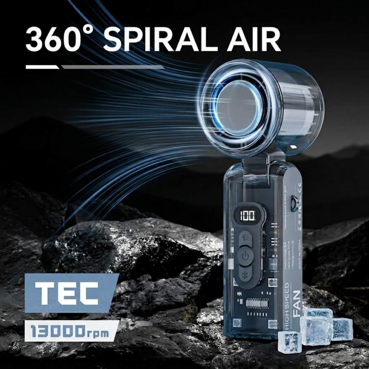 3 v 1 skladací ručný ventilátor, CyberFan - Image 10
