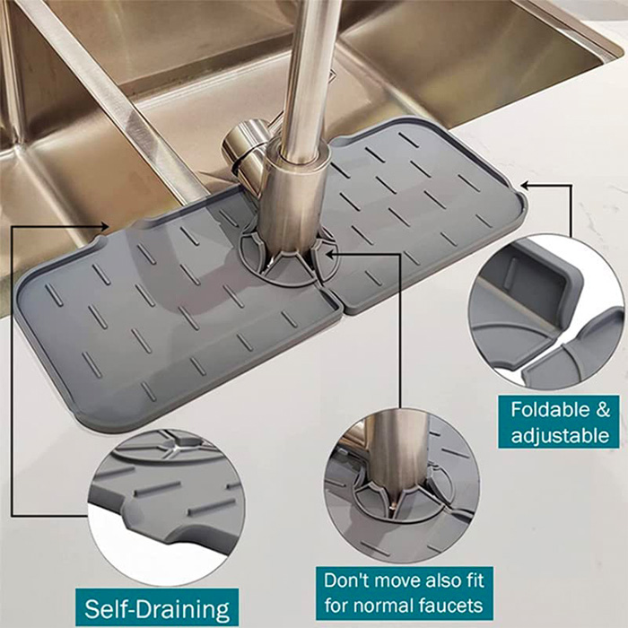DryingPad, silikónová podložka pre kuchynský alebo kúpeľňový drez - Image 10
