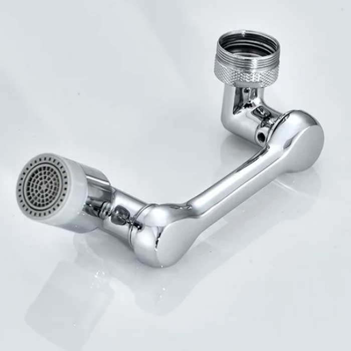 DualFaucet, nástavec na vodovodný kohútik, ktorý sa dá otáčať o 1080° a má 2 spôsoby vypúšťania vody - Image 3