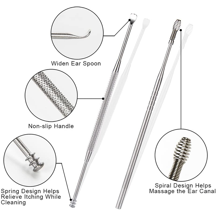 EarCleaningKit, 7-dielna sada s príslušenstvom na bezpečné čistenie uší - Image 3