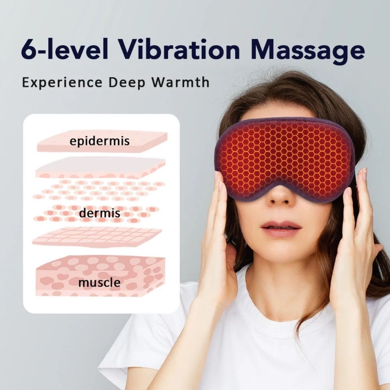 EyeMask, vyhrievaná masážna maska na oči - Image 4