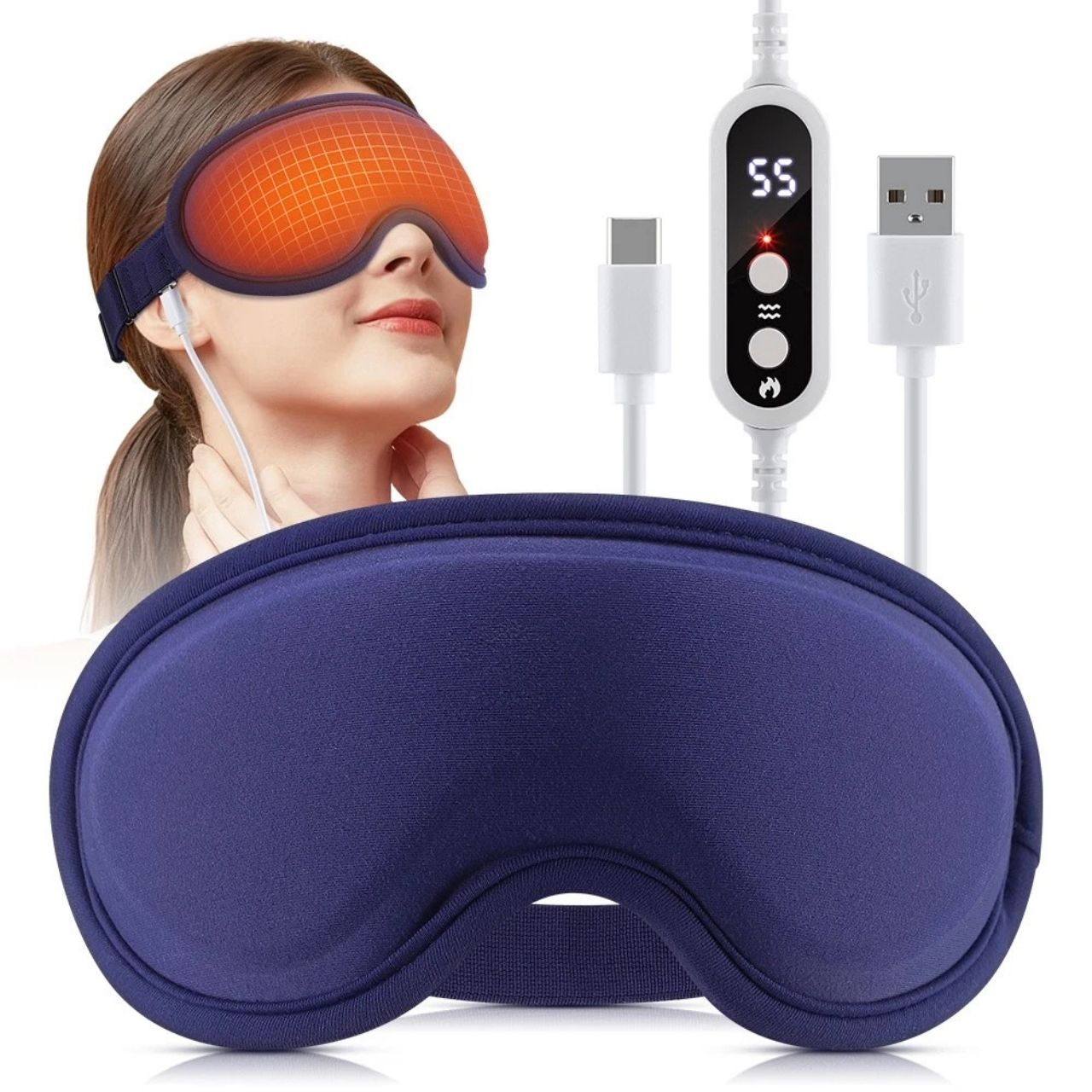 EyeMask, vyhrievaná masážna maska na oči - Image 8