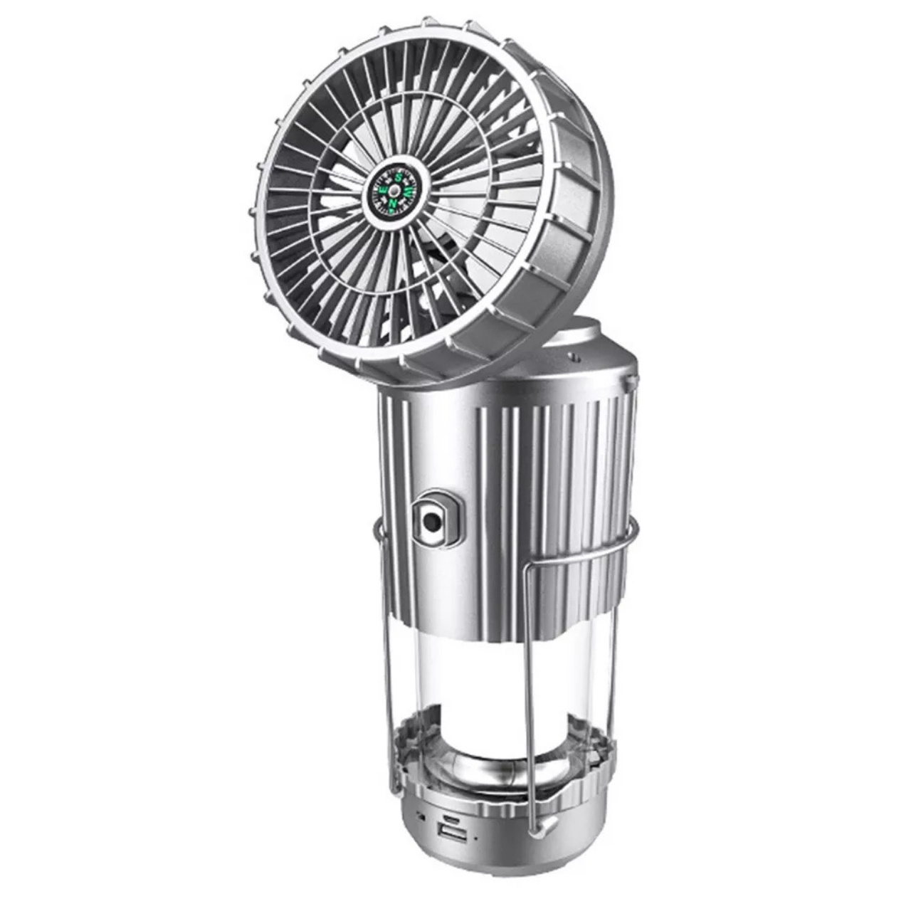 Fan, multifunkčný 5 v 1 solárny LED svetlo s ventilátorom - Image 2