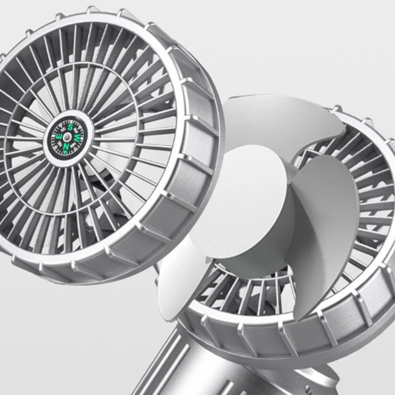 Fan, multifunkčný 5 v 1 solárny LED svetlo s ventilátorom - Image 8