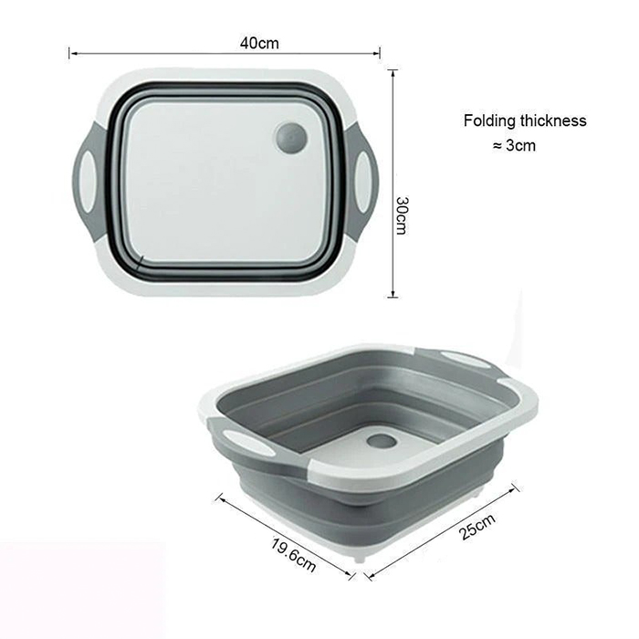FoldableStrainer, multifunkčné sitko, skladovacia nádoba a doska na krájanie v jednom - Image 9