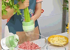 FoodProcessor, 5-dielna kuchynská súprava na sekanie, krájanie, šúpanie a čistenie - Image 9