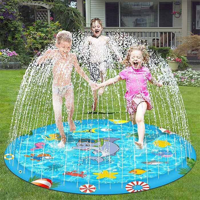 FunPool, nafukovací bazén s fontánou, ktorý je vhodný pre deti a domáce zvieratá - Image 2