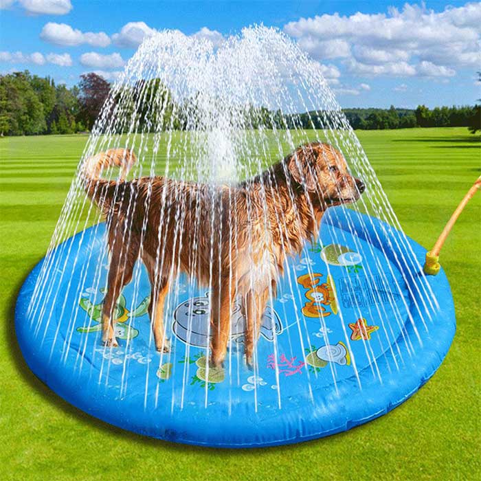 FunPool, nafukovací bazén s fontánou, ktorý je vhodný pre deti a domáce zvieratá - Image 3