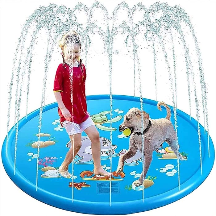 FunPool, nafukovací bazén s fontánou, ktorý je vhodný pre deti a domáce zvieratá - Image 9