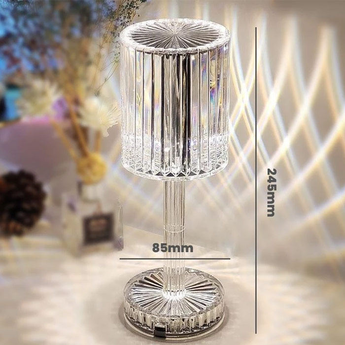 Moderná stolná lampa vám umožňuje vybrať si medzi bielou a až 16 rôznymi odtieňmi farieb!