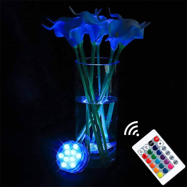 GlowWaterLights, 4 vodotesné LED svetlá s diaľkovým ovládaním - Image 8
