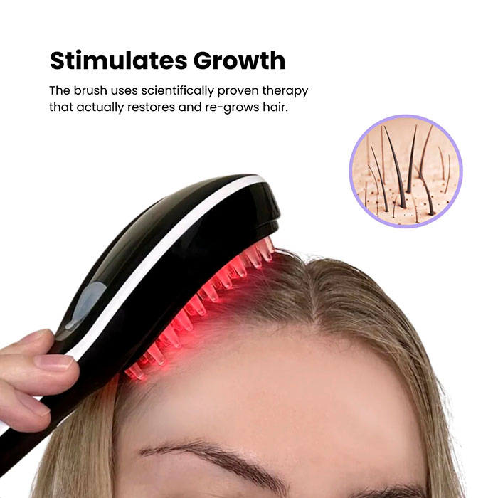 GrowthBrush, 4 v 1 terapeutická kefa na vlasy - Image 3