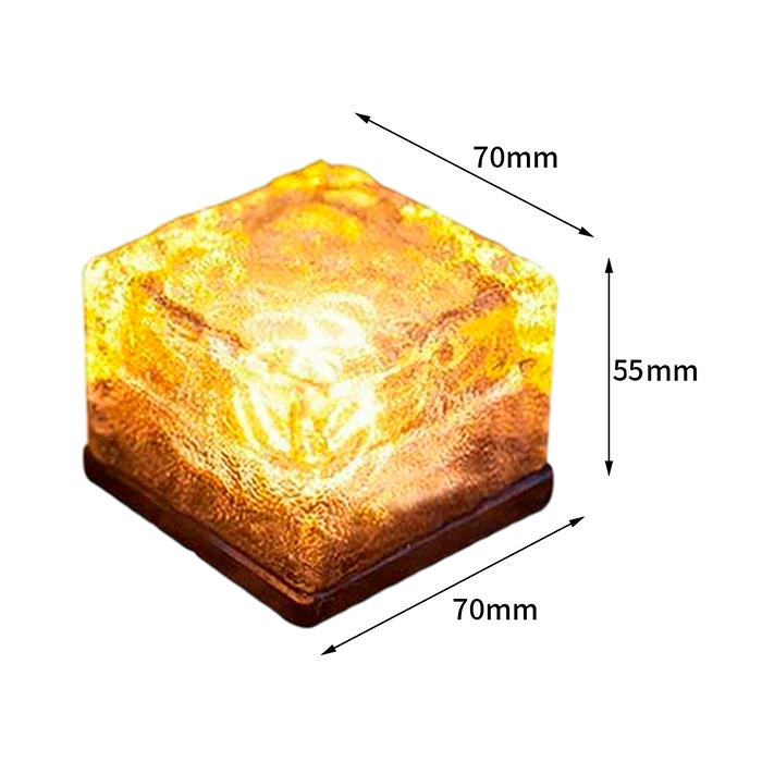 IceCubeLights, solárne záhradné osvetlenie v tvare kocky (2 ks) - Image 2
