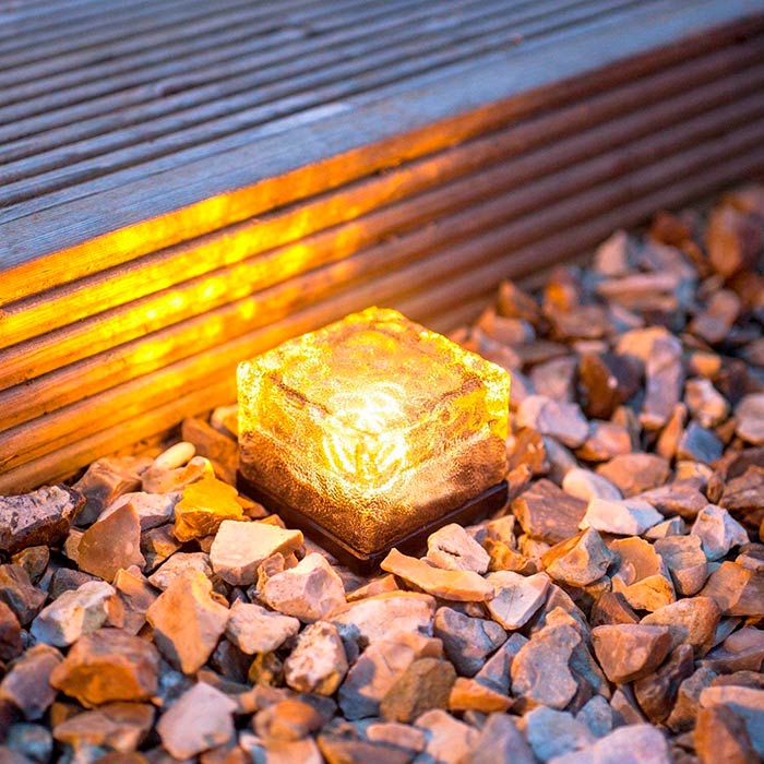 IceCubeLights, solárne záhradné osvetlenie v tvare kocky (2 ks) - Image 7