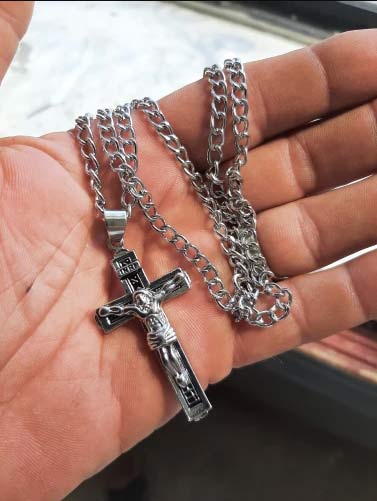 JesusNecklace, stříbrný řetízek s Ježíšem