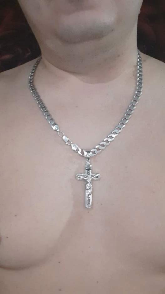 JesusNecklace, stříbrný řetízek s Ježíšem - Image 3