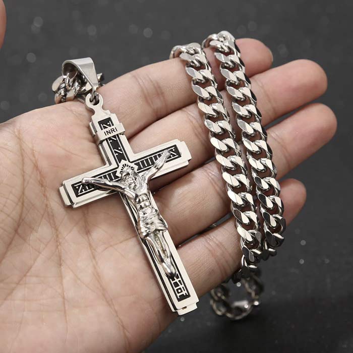 JesusNecklace, stříbrný řetízek s Ježíšem - Image 4
